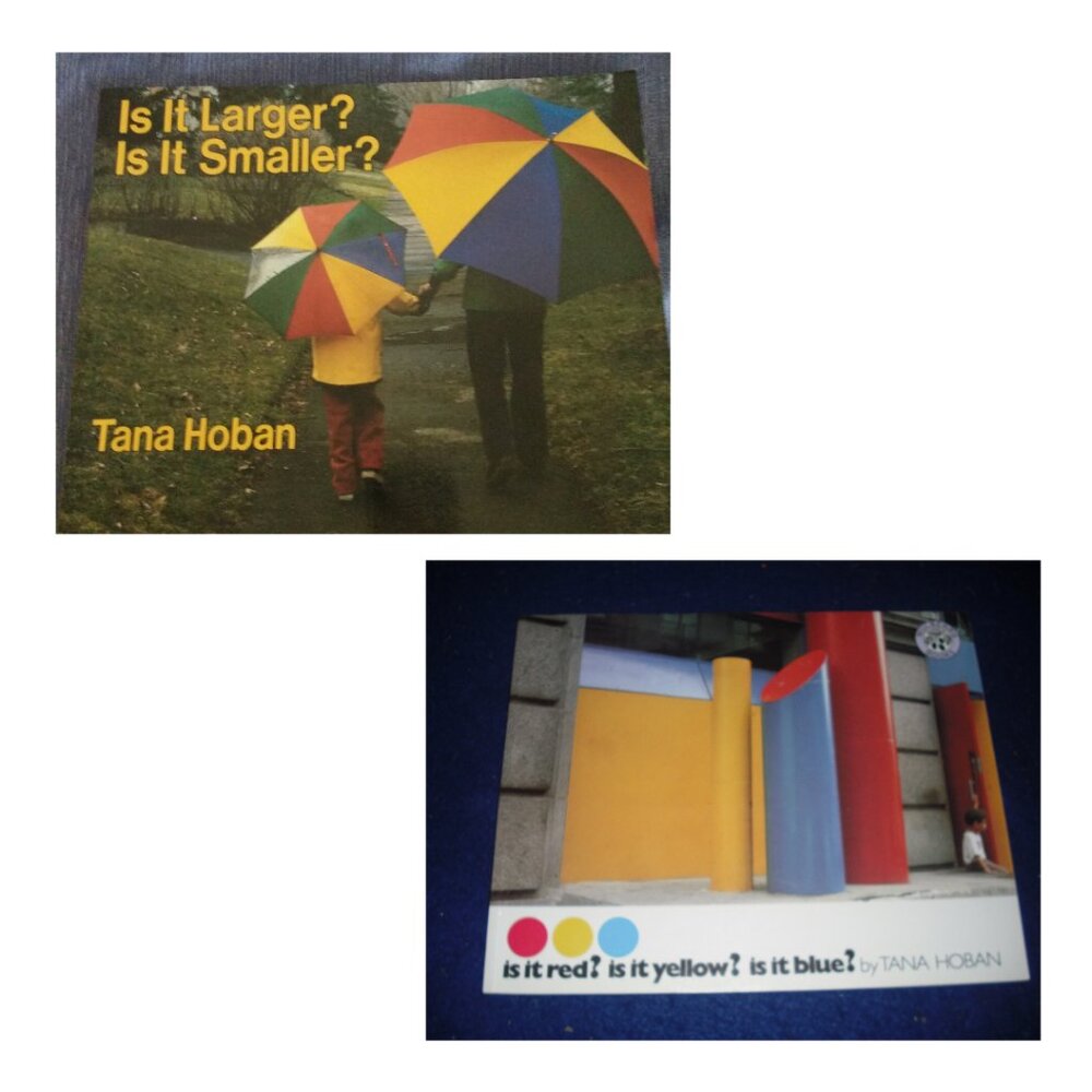 Is it Larger? is it Smaller? Is it red? Is it Yellow? Is it Blue? by Hoban New S